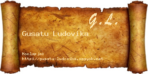 Gusatu Ludovika névjegykártya